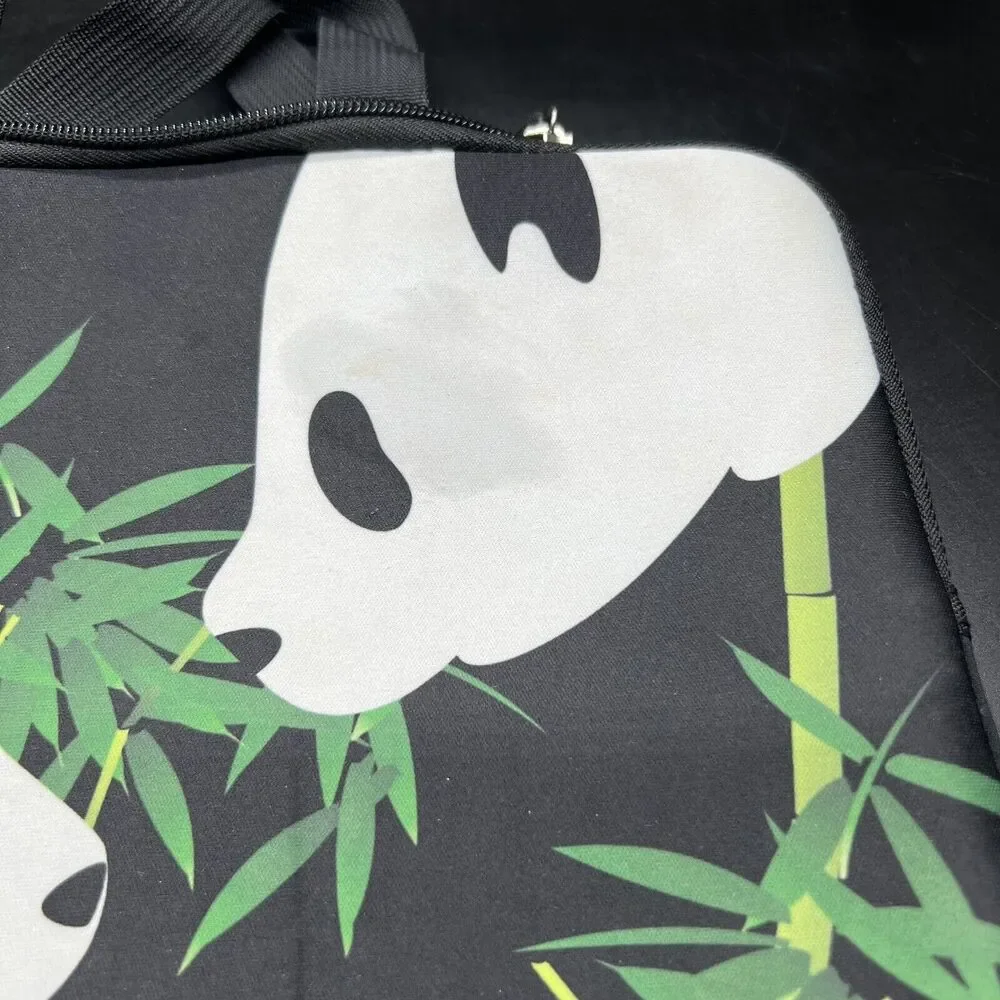 Tablet Neoprene Panda Sleeve Pouch Zip Case Carry Bag For 10